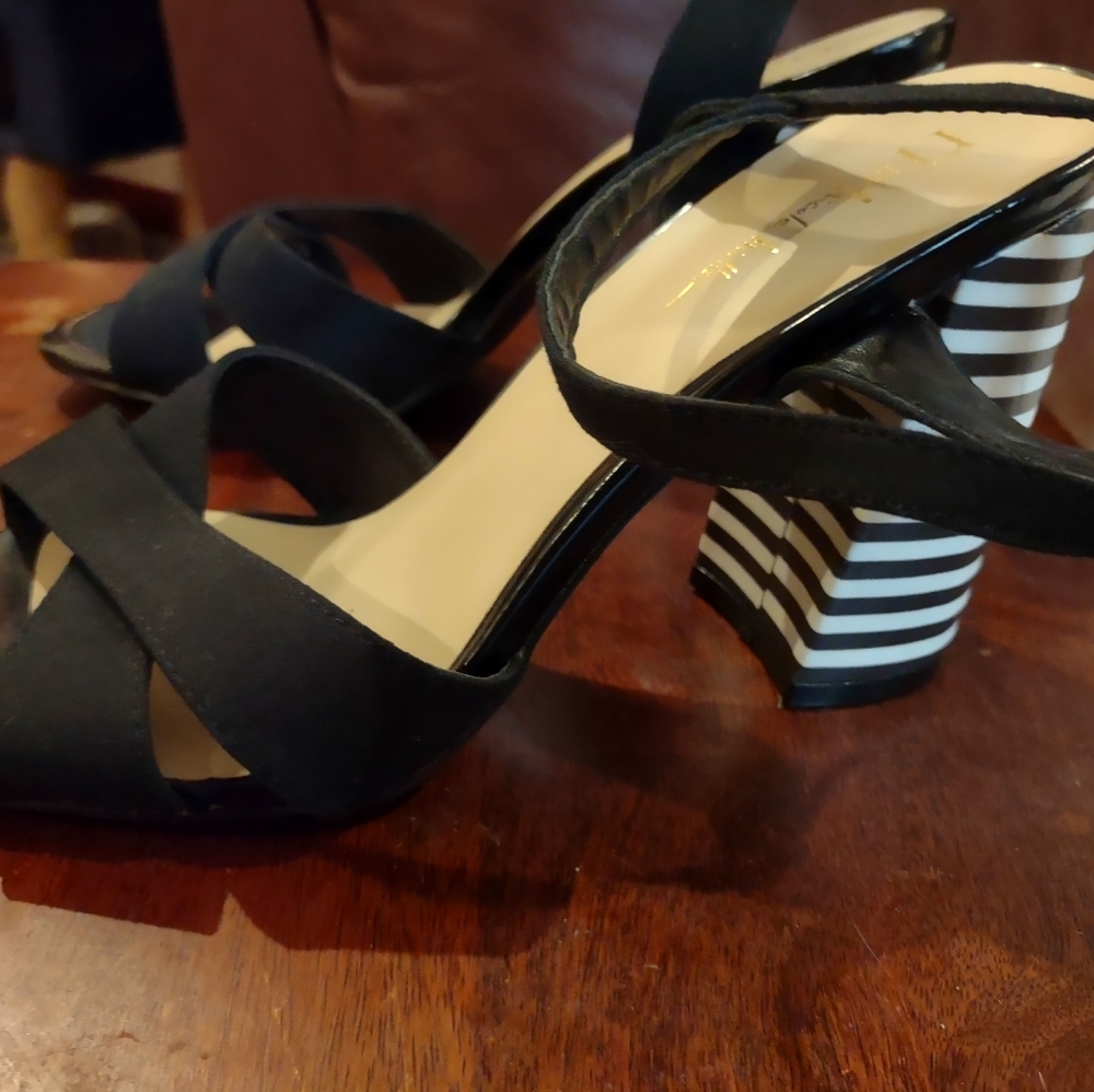 Nicolle Miller Black and White heels